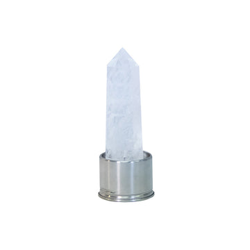 Clear Quartz Gemstone Water Bottle
